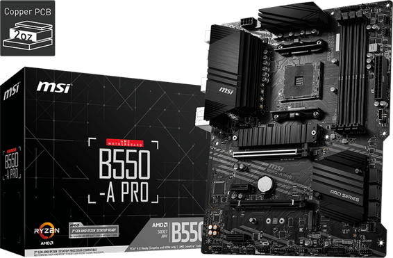 Carte Mère AMD MSI B550-A PRO (911-7C56-054)