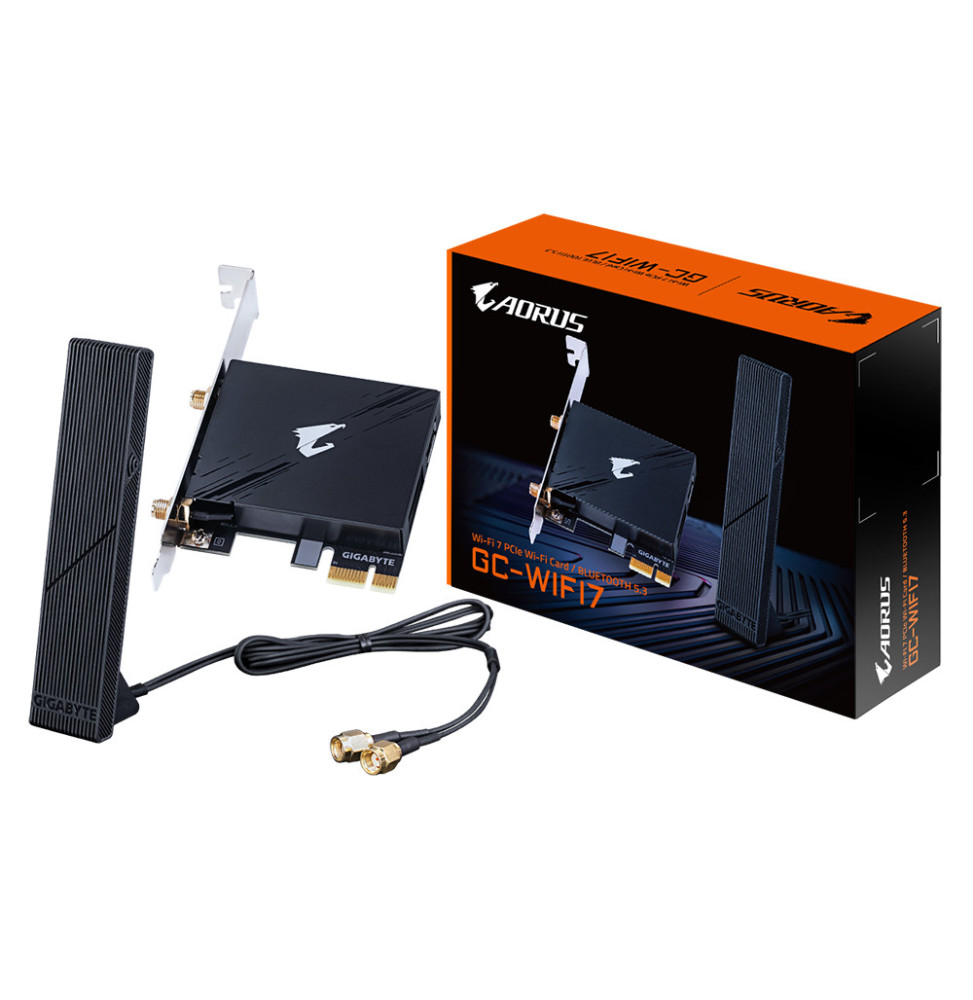 Gigabyte GC-WIFI7 carte réseau Interne WLAN / Bluetooth 5800 Mbit/s (GC-WIFI7)