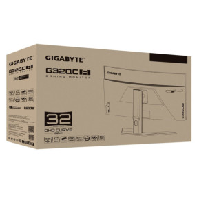 Gigabyte G32QC A écran plat de PC 80 cm (31.5") 2560 x 1440 pixels 2K Ultra HD LED Noir (G32QC A)