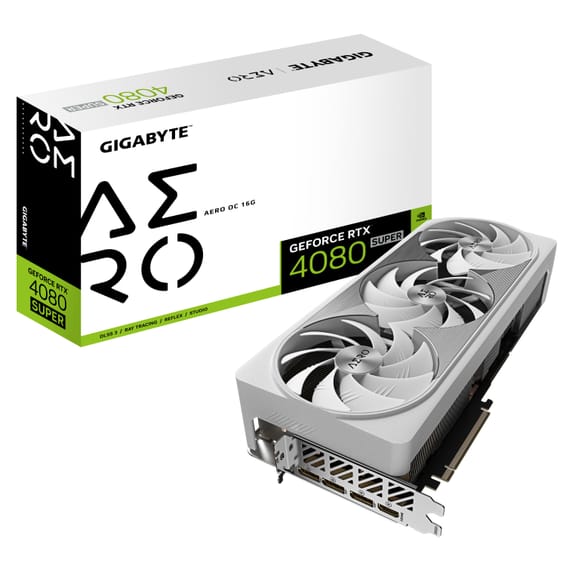 Gigabyte AERO GeForce RTX 4080 SUPER OC 16G NVIDIA 16 Go GDDR6X (GV-N408SAERO OC-16GD)