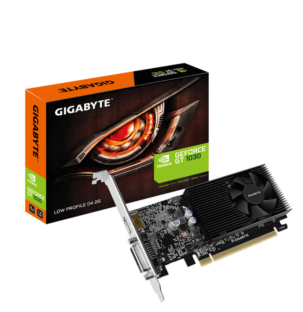 Gigabyte GV-N1030D4-2GL carte graphique NVIDIA GeForce GT 1030 2 Go GDDR4 (GV-N1030D4-2GL)