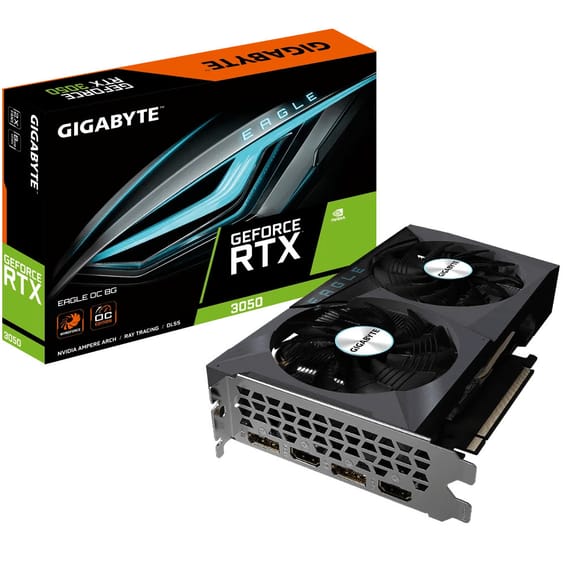 Gigabyte EAGLE GeForce RTX 3050 OC 8G NVIDIA 8 Go GDDR6 (GV-N3050EAGLE OC-8GD)