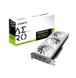 Gigabyte AERO GeForce RTX 4060 OC 8G NVIDIA 8 Go GDDR6 (GV-N4060AERO OC-8GD)