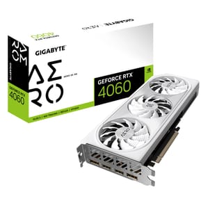 Gigabyte AERO GeForce RTX 4060 OC 8G NVIDIA 8 Go GDDR6 (GV-N4060AERO OC-8GD)