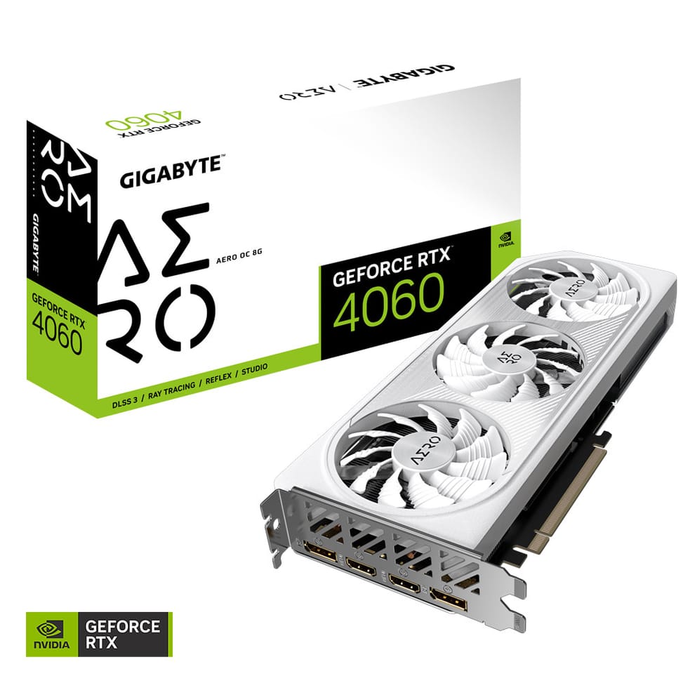 Gigabyte AERO GeForce RTX 4060 OC 8G NVIDIA 8 Go GDDR6 (GV-N4060AERO OC-8GD) — image 2