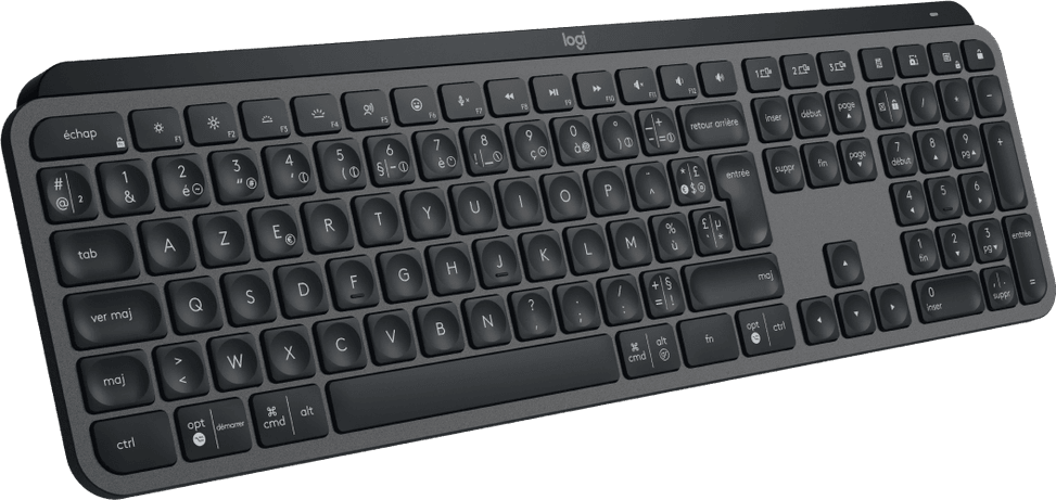 لوحة مفاتيح لاسلكية Logitech MX Keys S - فرنسي (AZERTY) (920-011568) — صورة 4
