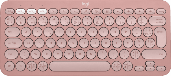 Clavier sans fil Logitech Pebble Keys 2 K380s - Français (AZERTY)