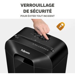 Destructeur Fellowes Powershred® LX70 Coupe-Croisée (4407501)