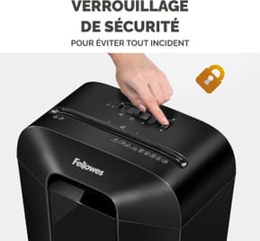 Destructeur Fellowes Powershred® LX70 — Sécurité P-4 · 18 L · 11 feuilles/passage — image 5