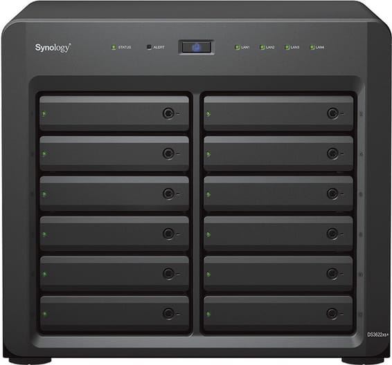 خادم NAS بـ12 حجرة Synology DiskStation DS3622xs+