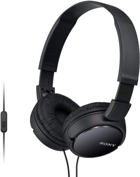 Casque Sony MDR-ZX110AP Pliable avec Microphone - Jack 3,5 mm (MDRZX110APBZE)