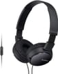 Casque Sony MDR-ZX110AP Pliable avec Microphone - Jack 3,5 mm (MDRZX110APBZE)
