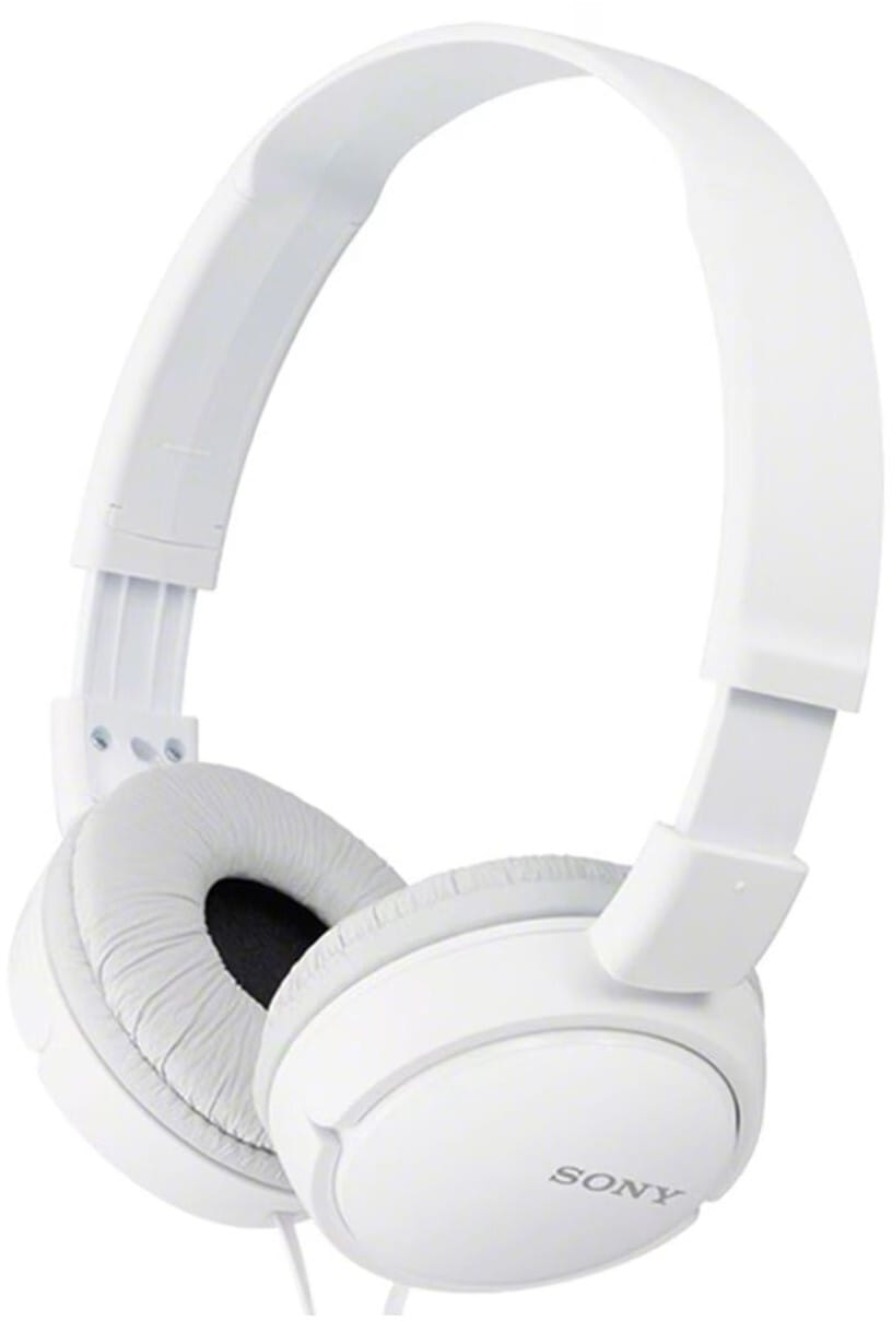 سماعة رأس Sony MDR-ZX110AP قابلة للطي بميكروفون - Jack 3.5 مم (MDRZX110APWZE) — صورة 1