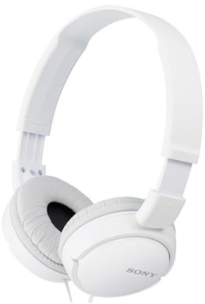 Casque Sony MDR-ZX110AP Pliable avec Microphone - Jack 3,5 mm (MDRZX110APWZE)