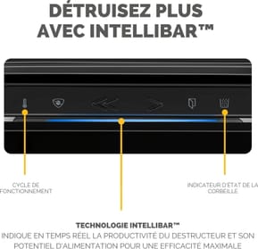 Destructeur Fellowes Powershred® LX200 — Sécurité P-4 · 22 L · 12 feuilles/passage — image 5