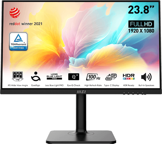 Écran 23.8" Full HD MSI Pro MD2412 (9S6-3PA59H-060)