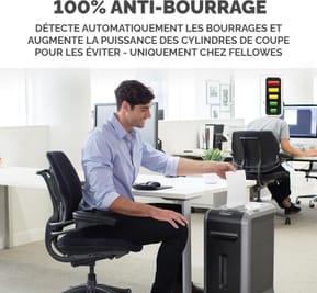 Destructeur Fellowes Powershred® 99Ci — Sécurité P-4 · 34 L · 18 feuilles/passage — image 5