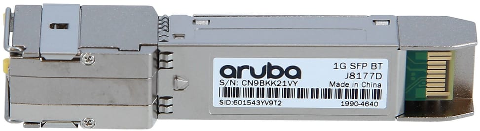 وحدة إرسال واستقبال Aruba 1G SFP RJ45 T 100m Cat5e (J8177D) — صورة 3
