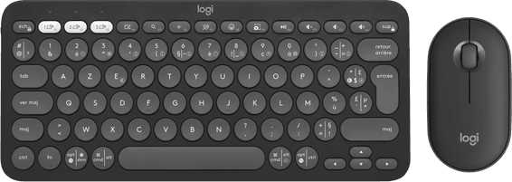 Ensemble clavier et souris sans fil Logitech Pebble 2 Combo