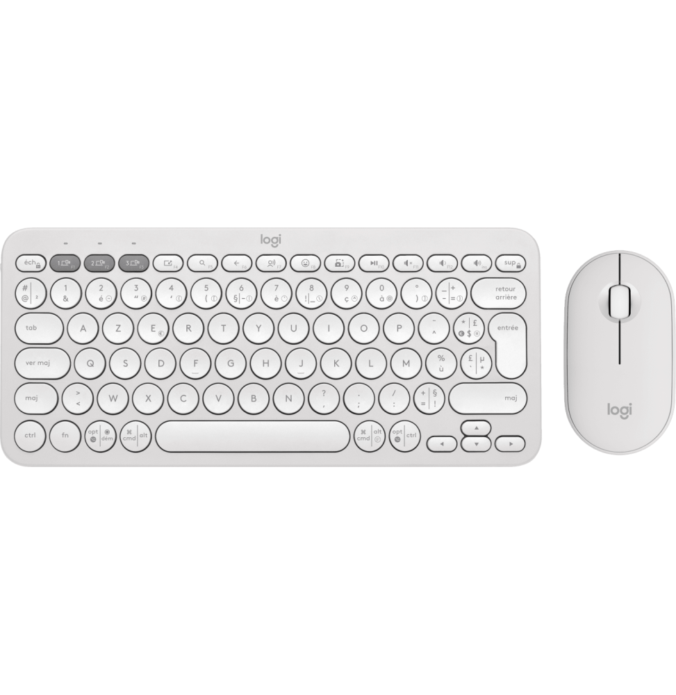 Ensemble clavier et souris sans fil Logitech Pebble 2 Combo