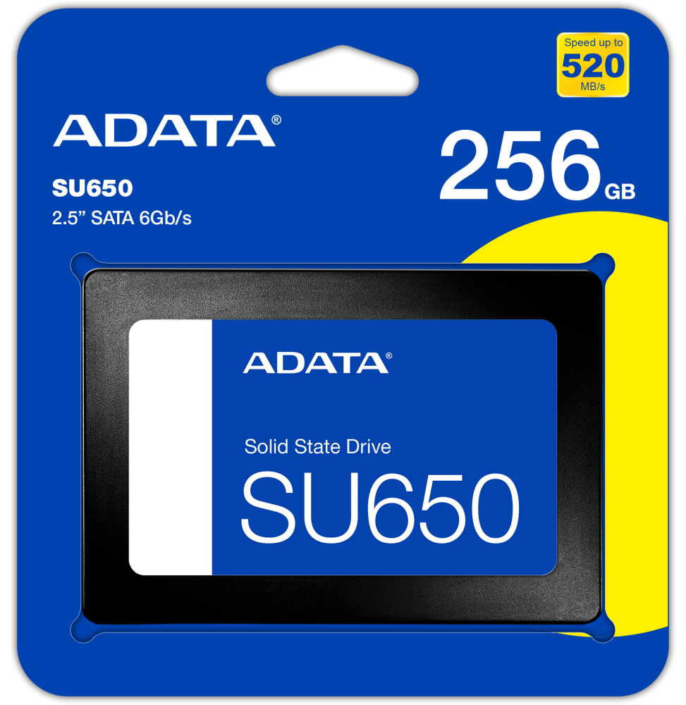 Disque Dur interne SSD ADATA Ultimate SU650 2.5" 256 Go (ASU650SS-256GT-R)