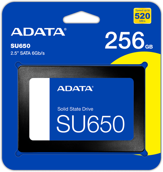 Disque Dur interne SSD ADATA Ultimate SU650 2.5" 256 Go (ASU650SS-256GT-R)