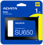 Disque Dur interne SSD ADATA SU650 SATA 2.5" 1 To (ASU650SS-1TT-R)