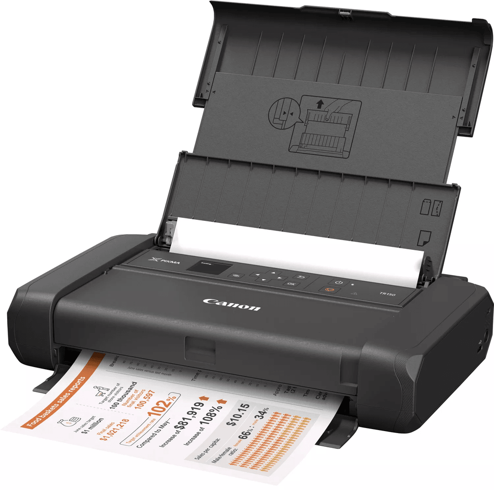 Imprimante Jet d'encre Portable Canon Pixma TR150 avec Batterie (4167C026AC) — image 2