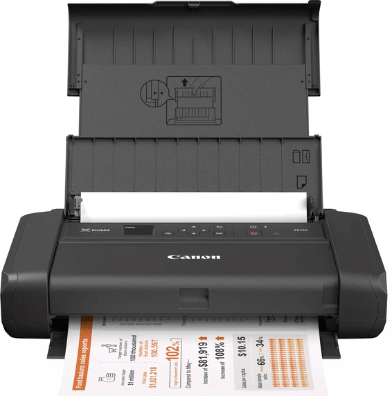 Imprimante Jet d'encre Portable Canon Pixma TR150 avec Batterie (4167C026AC)