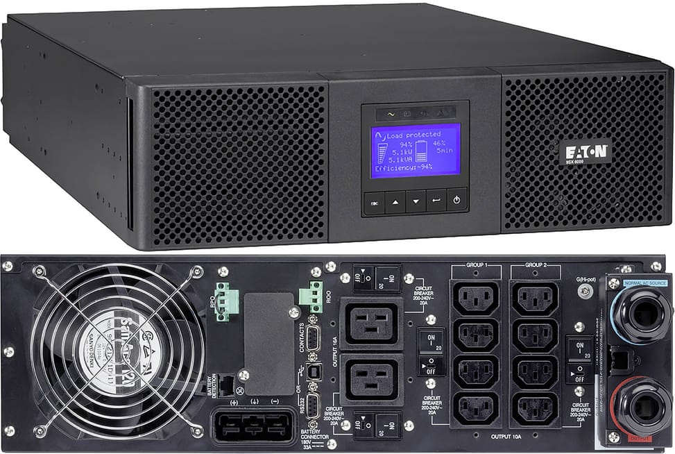جهاز UPS On-Line Eaton 9SX 5000i 5000 VA - RT3U (9SX5KiRT) — صورة 1