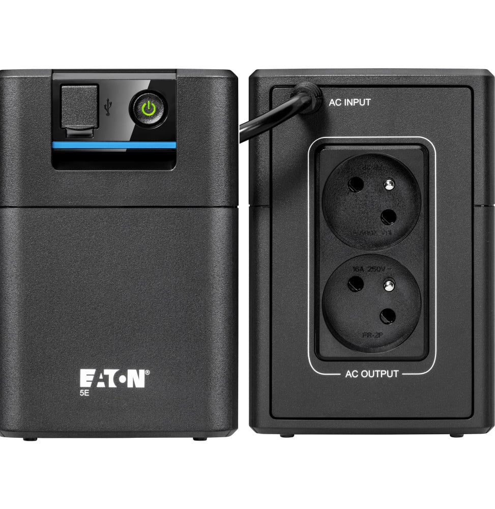 Onduleur Line-interactive Eaton 5E 900 USB Gen2 - 480 W / 900 VA - 2 prises FR (5E900UF)