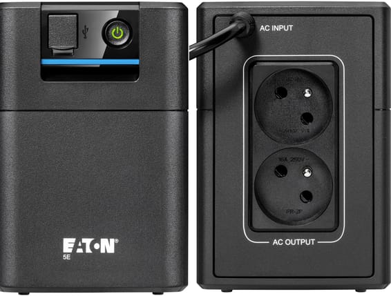 Onduleur Line-interactive Eaton 5E 900 USB Gen2 - 480 W / 900 VA - 2 prises FR (5E900UF)