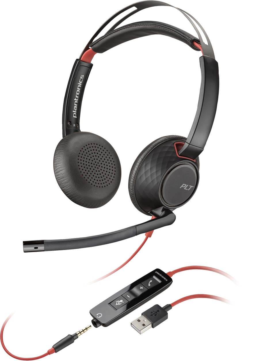 Micro-casque Poly Blackwire 5220 (lot) stéréo USB-A (80R97A6) — image 1