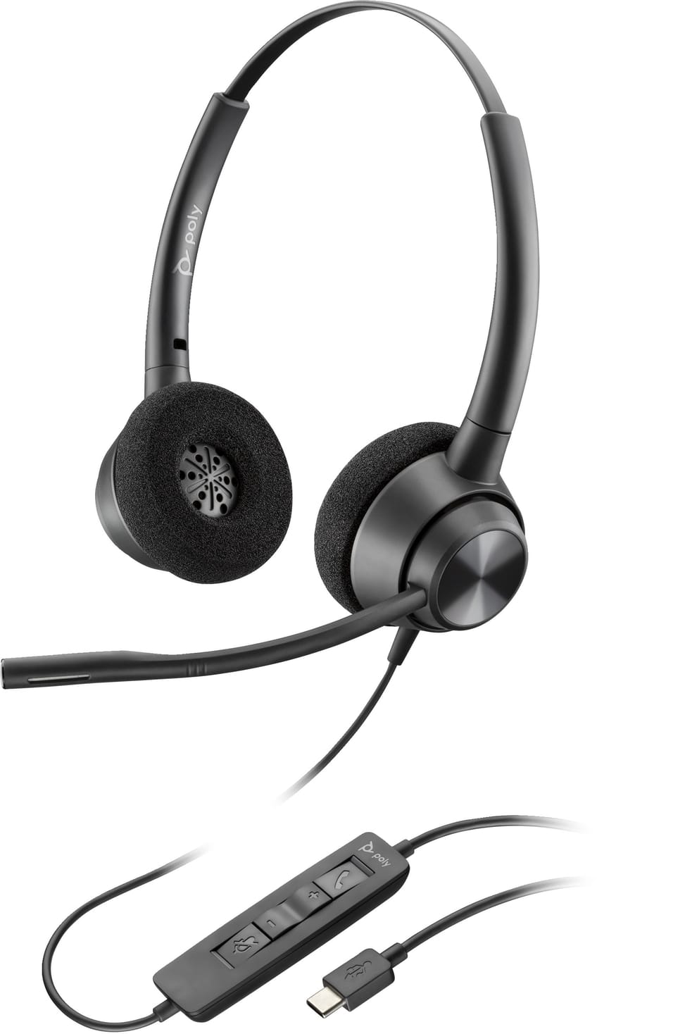POLY EncorePro 320 USB-A Stereo TAA Headset (767G0AA) — image 1