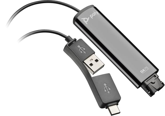 Adaptateur USB vers QD Poly DA75 (786C6AA)