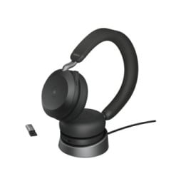 Micro-casque Bluetooth Jabra Evolve2 75 avec Socle de chargement Noir (27599-999-989)