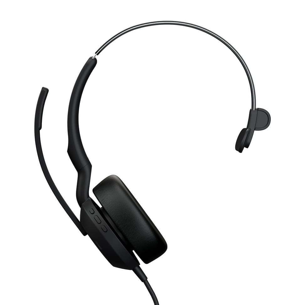 سماعة رأس بميكروفون Jabra Evolve2 50 USB Type-A أسود (25089-899-999) — صورة 1