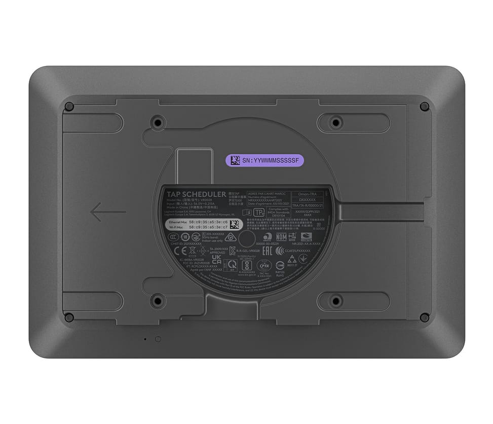 Logitech Tap Scheduler 25,6 cm (10.1") 1280 x 800 pixels IPS 802.11a, 802.11b, 802.11g, Wi-Fi 4 (802.11n), Wi-Fi 5 (802.11ac) — image 2