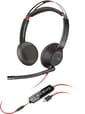 Micro-casque POLY Blackwire 5220 stéréo USB-C + connexion 3,5 mm + adaptateur USB-C/A (8X231AA)