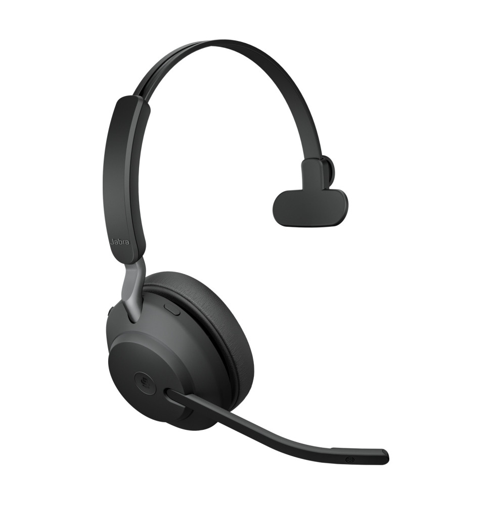 Vue latérale du micro-casque Jabra Evolve2 65 MS Mono