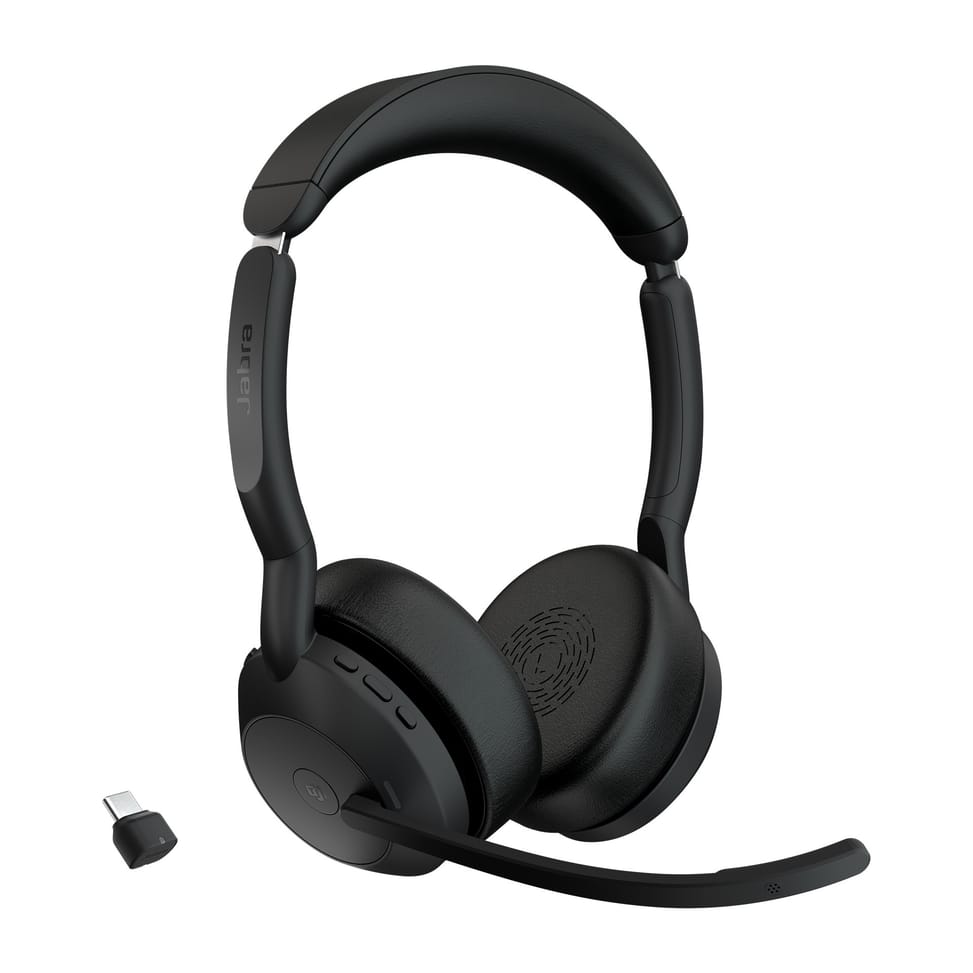 Jabra Evolve2 55 MS Stereo Wireless Headset - USB-C (25599-999-899) — image 1
