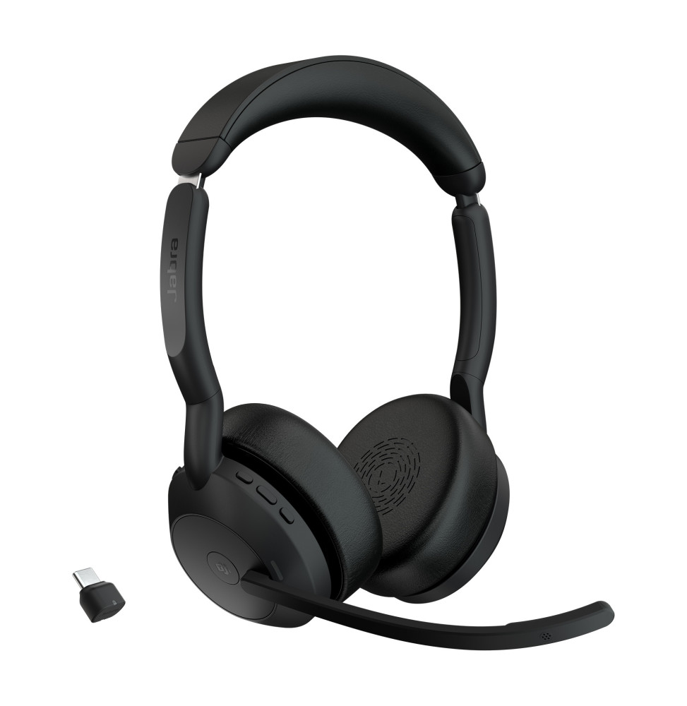 Micro-casque sans fil Jabra Evolve2 55 MS Stereo - USB-C (25599-999-899)
