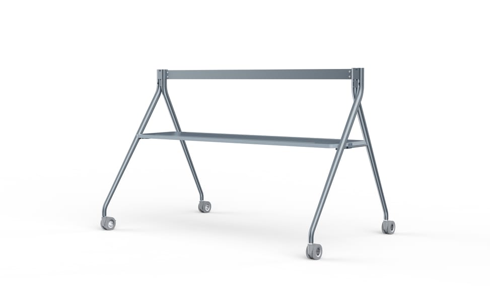 Support de sol avec plateau Yealink pour MeetingBoard 86 Blanc (3311044) — image 1