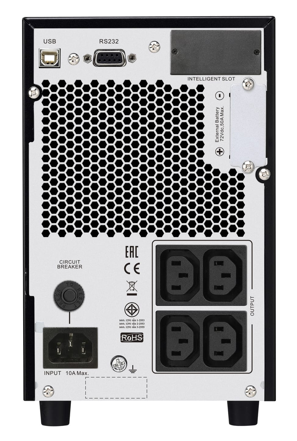 جهاز UPS On-Line APC Easy UPS SRV2KIL - 1600 W / 2 kVA - 4 مقابس تيار متردد — صورة 2
