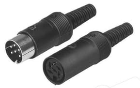Connecteur (25 pairs) Bosch de fils DCN male/female Noir (LBB4119/00)
