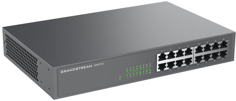 Grandstream GWN7702 16-Port Gigabit Desktop Switch — image 1
