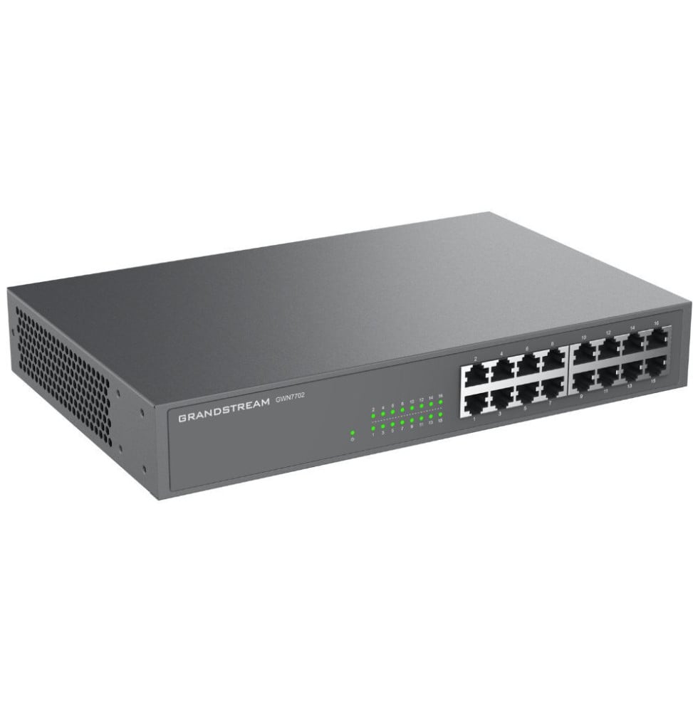 Switch de bureau Grandstream GWN7702 16 ports Gigabit