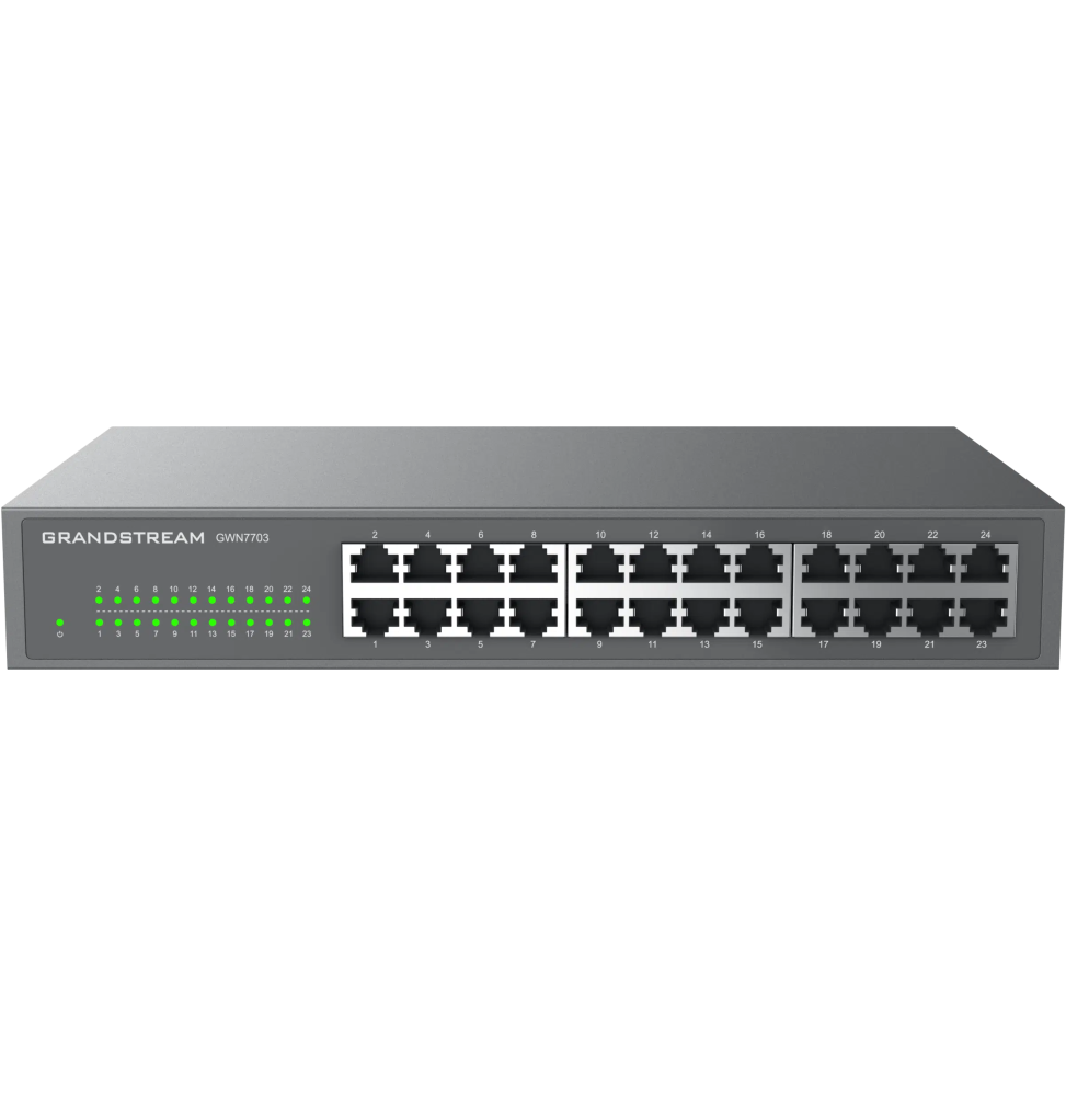 Switch de bureau Grandstream GWN7703 24 Ports Gigabit
