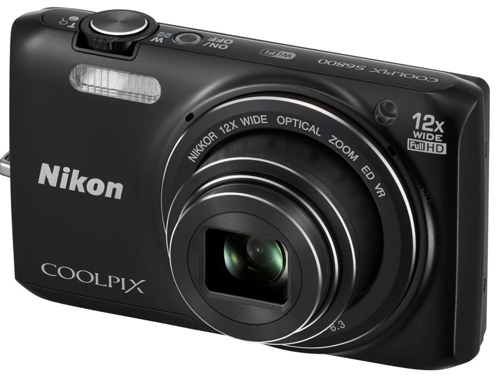 Appareil photo Nikon Coolpix S6800 - 16MP /12X + Etui et Carte SD offerts — image 2
