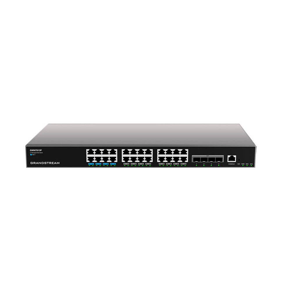Switch Administrable Grandstream GWN7813P 24 Ports Gigabit + 4 ports SFP